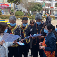 走进桐庐县莪山畲族乡  邮银联合宣传金融知识
