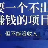 你需要一个不出门就能赚钱的项目