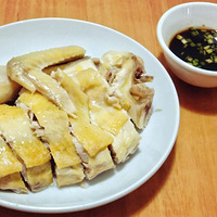 吃白斩鸡