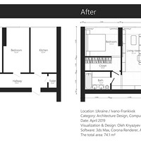 74.1m������һ����ס�ı��䣡