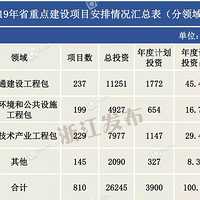 ��Ͷ��26245��Ԫ��2019���㽭810��ʡ�ص㽨����Ŀ ��������Щ��