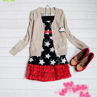 С����+ѩ��ȹ+���ĵ�Ь 16��������װ