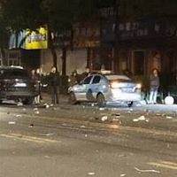 ���磡�񳿣��㽭һŮ�Ӻᴩ��·��ײ���������ݱ�ʱ��Ů˾������