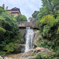 天台石梁飞瀑
