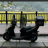 一个人，一辆小踏板，一路景