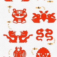 ���׶�԰С���ѵ�ʮ����Ф������ͼ��