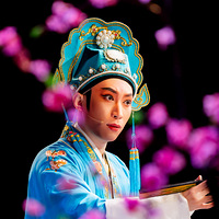 开发商组织的越剧演出