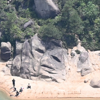 【2025游记】登大罗山田螺背，拍到了人脸石