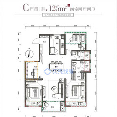 崇贤新城125方 新房240万就够 排屋430万就够