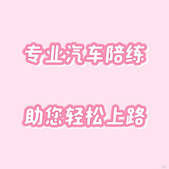驾驶新手别慌，金牌陪练来护航！