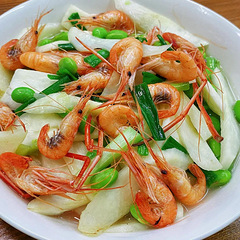 茭白蚕豆煮河虾，就爱这口原汁原味