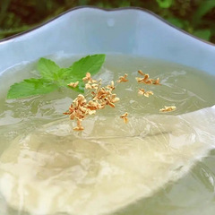 一口木莲豆腐，暑气全消