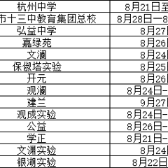 杭州部分学校军训时间公布！有学校已经实施，还有学校有新安排