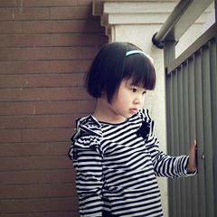 小小姑娘,清早起床