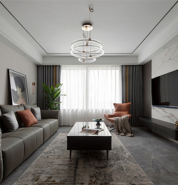 御道路一号120方·温暖装修效果图_现代简约装修效果图_19楼