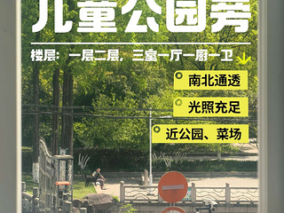 房屋出租｜杭州富阳儿童公园旁，一层或二层，108㎡
