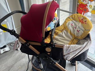 小月龄婴儿推车，两位数处理