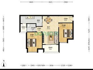 大学城中渝春华秋实房租出租