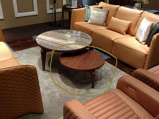 低价转让品牌家具：艺峰自然主义小圆几