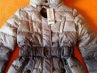 低转全新美特斯邦威女款时尚极地羽绒服