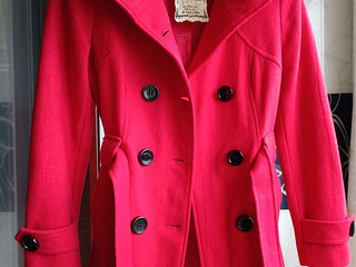 低转全新带吊牌南韩软毛绒呢大衣