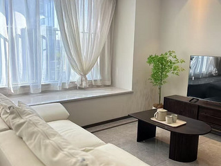 运河新城头排河景房，温馨奶油风等你住