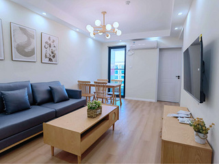 海潮雅园二园  三室出租原木风