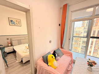 一号线下沙西地铁口，整租单身公寓，独立厨卫，1400民用水电