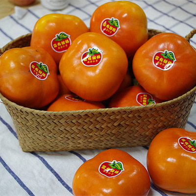 台湾富有甜脆柿,6个装包邮