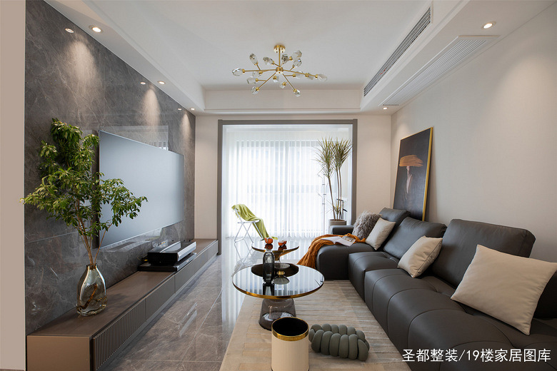沁源公寓 — 88方 — 现代简约风装修效果图