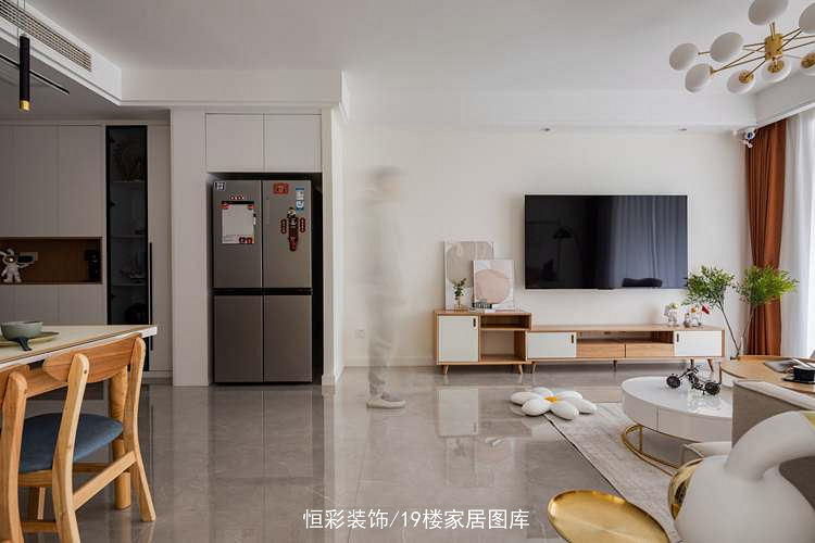 彩虹苑136方现代装修效果图