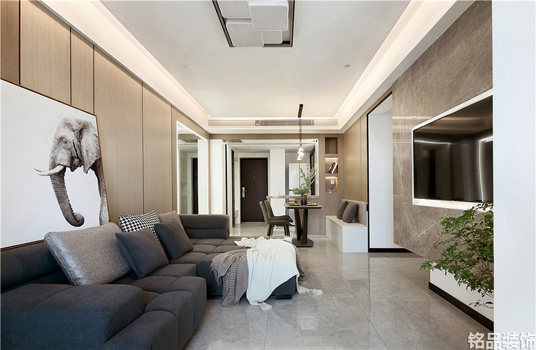 万家花城79㎡现代简约风装修效果图_现代简约装修效果图_19楼装修效果