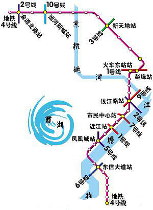 杭州地鐵4號線年內開工 建成後將串聯1號線和2號線東南段