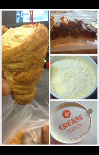 凯司令的掼奶油和白脱桶,老底子的味道