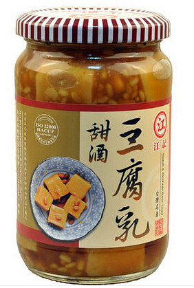 台湾进口特产江记甜酒豆腐乳370g早餐