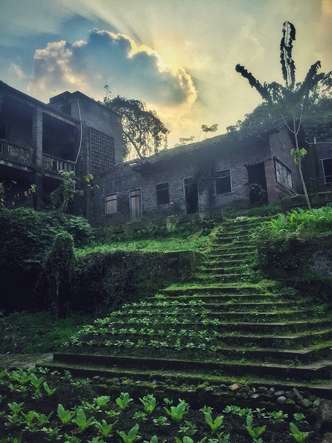 天气大好手机扫街:合川大石镇利泽老街!