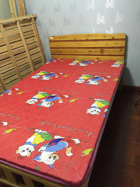 闲置一张小床,带棕垫,150元出,床比较