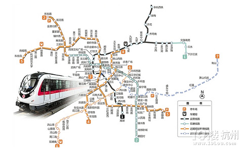 杭州地铁6号线最新线路图 有哪些站点