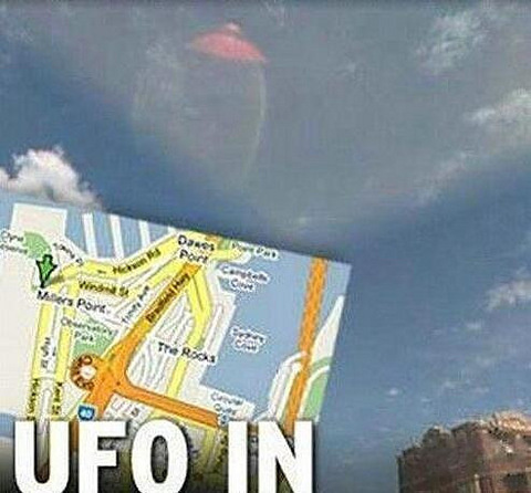 UFO频繁出现 揭秘谷歌地图拍到的不明飞碟