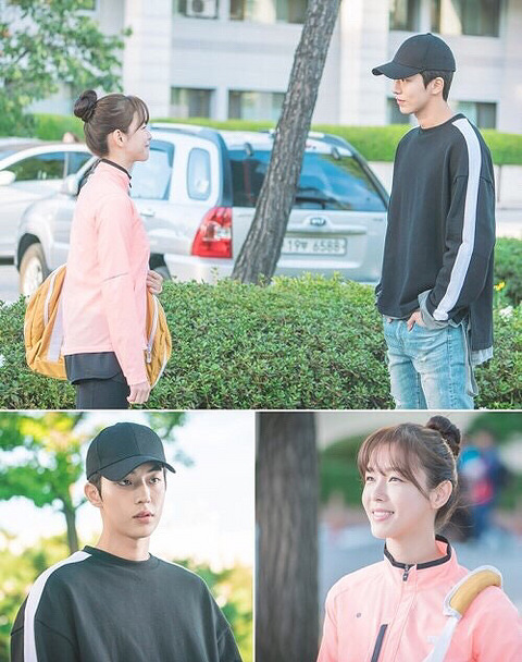 《举重妖精金福珠》南柱赫,庆收真剧照曝光 与前男友的心动偶遇