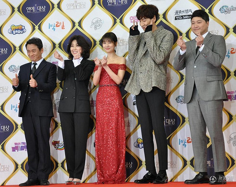 KBS演艺大赏,大赏金钟民最佳CP李光洙郑素敏
