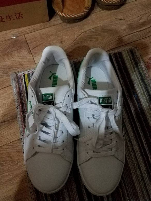 彪马SUEDE 经典小白鞋