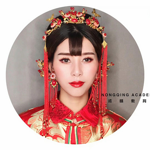 在杭州学化妆__浓情8款新娘造型