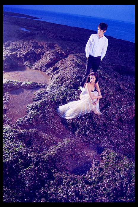 海边美人鱼造型