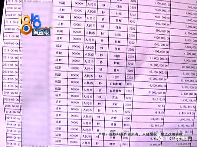 流水记录的照片，上面显示在九月二十几号这段时间，消费达到了上千万。