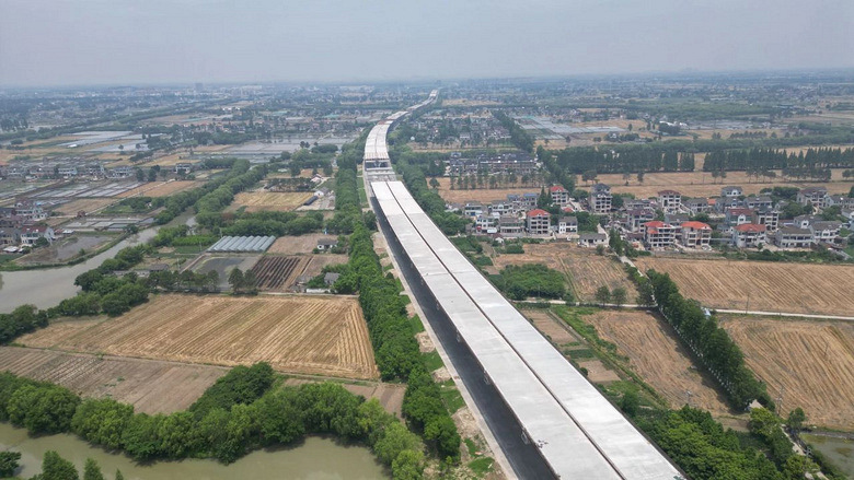 嘉兴至海盐快速路射线(二期)最新进展来了!